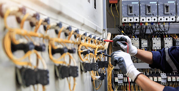 Professional Electrician technician working in Wharton, TX